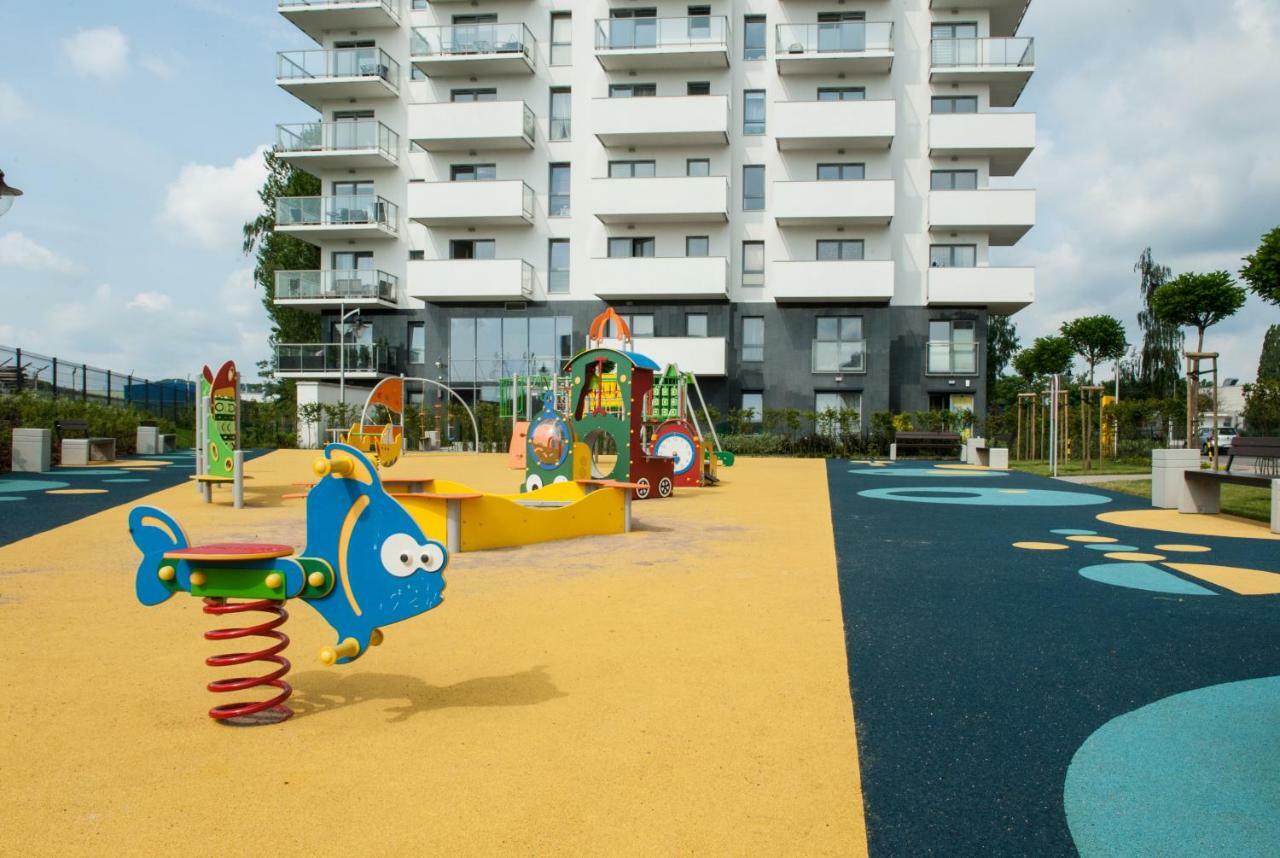 Albatross Towers Joda Bed Lejlighed Gdańsk Eksteriør billede